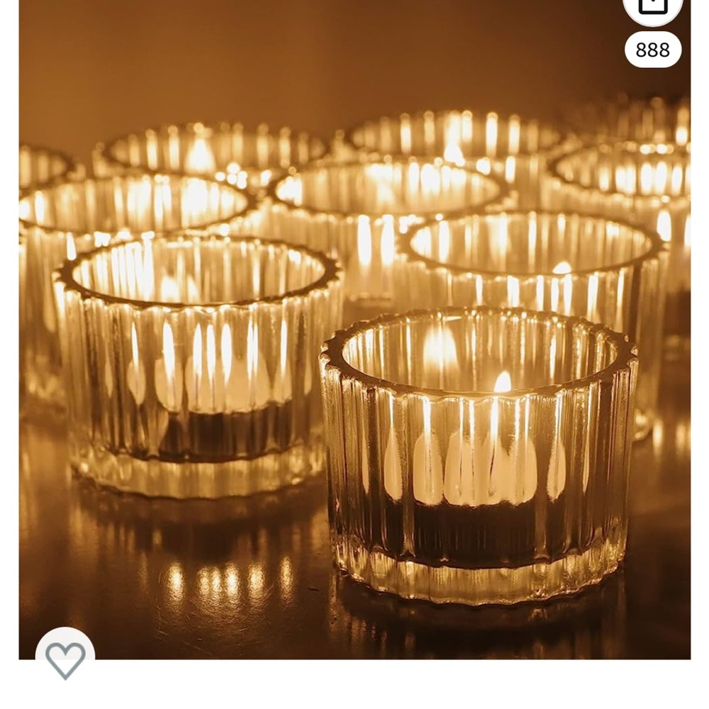 Vases set of 24 color is clear